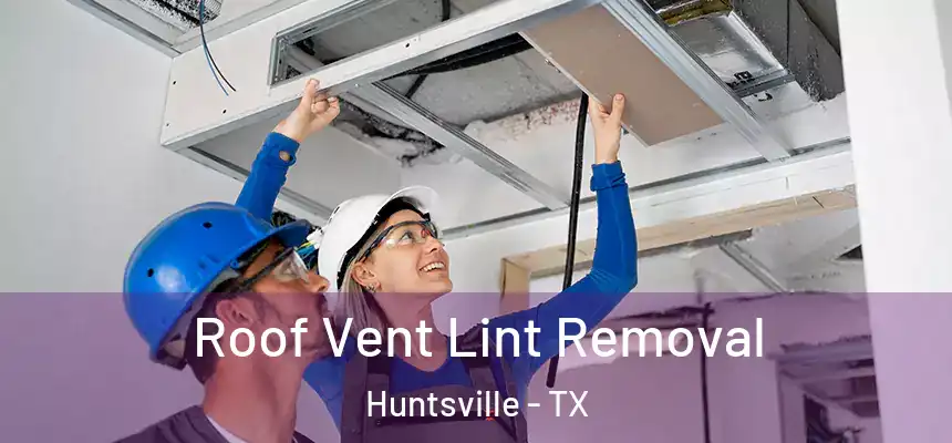 Roof Vent Lint Removal Huntsville - TX